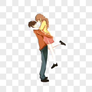 抱在一起的情侣图片素材