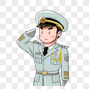 敬礼的军人图片素材