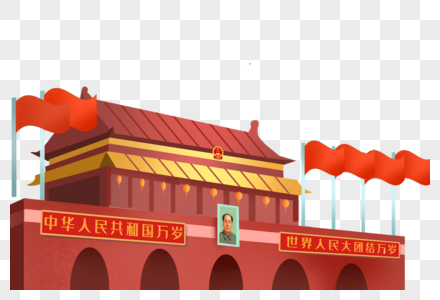 天安门建筑图片