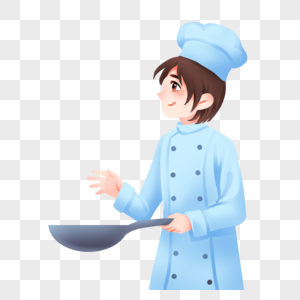 做饭的厨师做饭女厨师高清图片