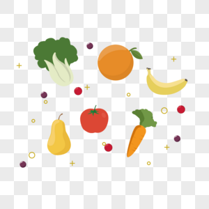 蔬菜水果吃胡萝卜高清图片