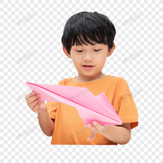 儿童暑假居家叠纸飞机图片