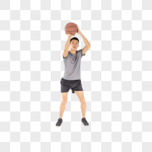 篮球运动员投篮动作图片