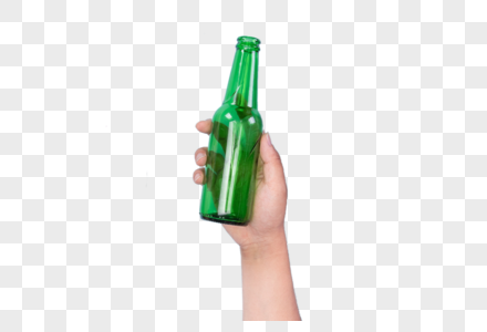 手拿酒瓶图片素材