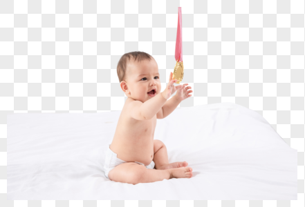 外国婴儿奖牌高清图片