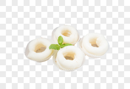 白糖糯米糍白糖罂糯米高清图片