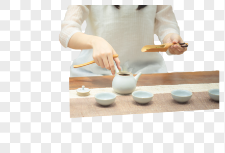 美女泡茶茶艺茶道茶文化图片
