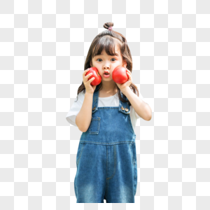 小女孩蔬菜棚摘西红柿图片
