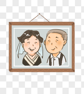 重阳节老人结婚纪念日照片图片
