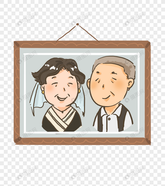 重阳节老人结婚纪念日照片图片