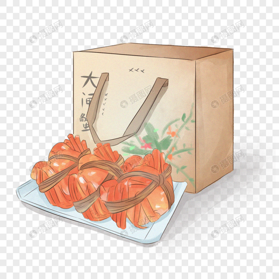 中秋节吃螃蟹图片