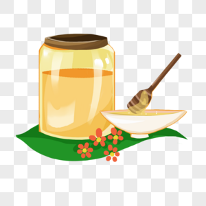 蜂蜜蜂蜜标贴素材高清图片