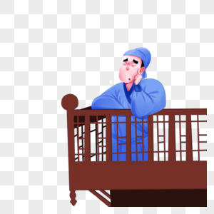 发愁卡通图片