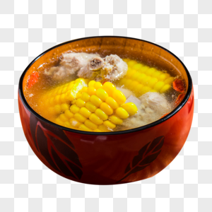玉米排骨汤玉米ps素材高清图片