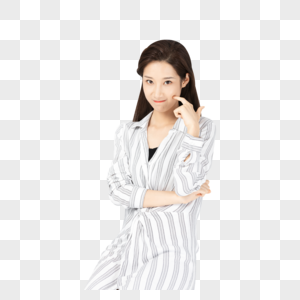 女性正面形象展示元素素材下载 正版素材 摄图网