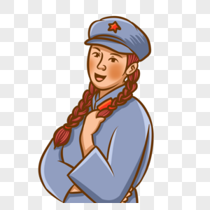 女红军图片素材