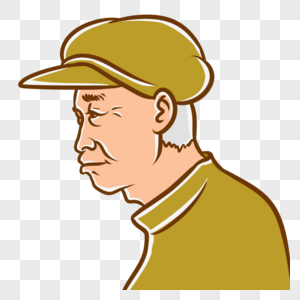 重阳节老人背影图片