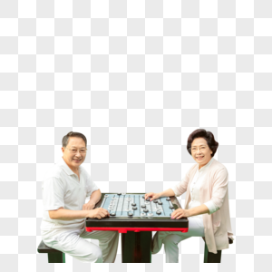 老年人下棋图片