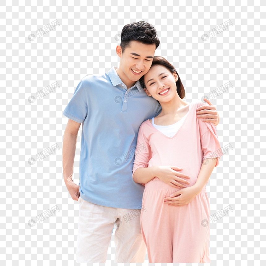 丈夫和孕妇图片
