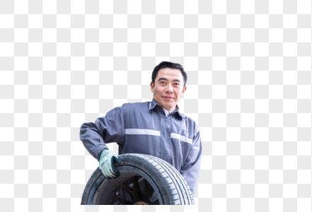 汽车维修轮胎服务男子图片