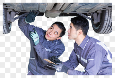汽车修理底盘修理服务男子图片