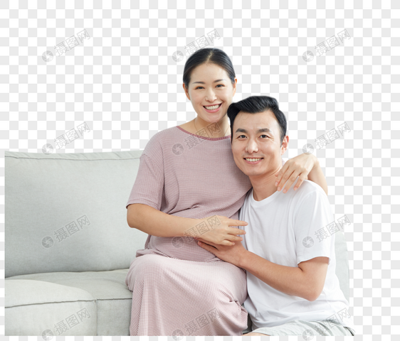 准爸爸听孕妇老婆胎动图片