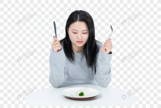 胖女生节食图片