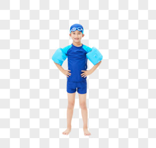 游泳少年图片