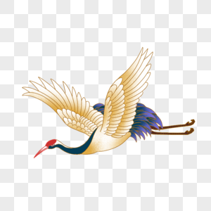 飞翔的仙鹤仙鹤素材冠鹤高清图片