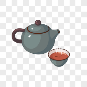 红茶茶具热茶高清图片