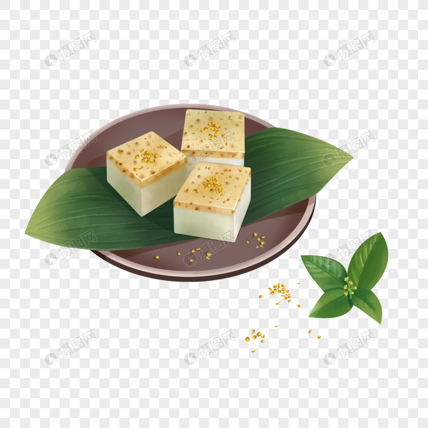 桂花糕元素素材下载 正版素材 摄图网
