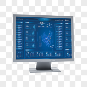 信息数据科技显示屏高清图片