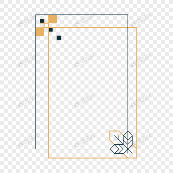 秋叶边框图片