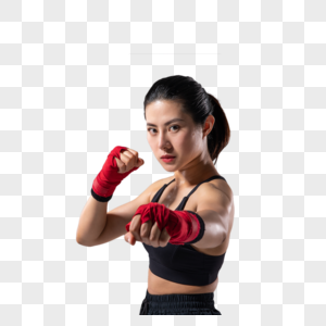 女性拳击运动图片