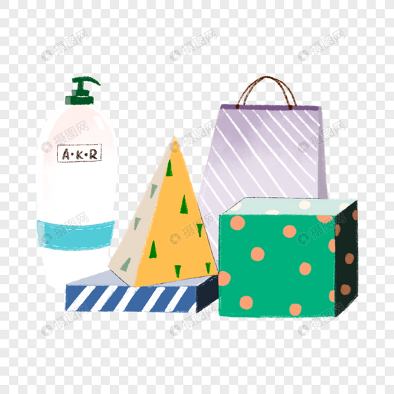 购物袋与礼品图片