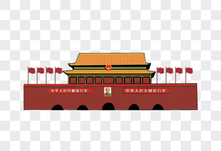 天安门建筑图片