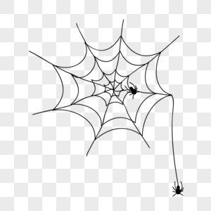 蜘蛛网简洁黑白背景高清图片