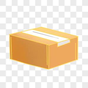 快递手绘包裹素材