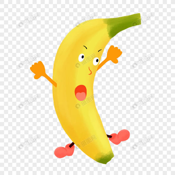 奔跑的香蕉图片