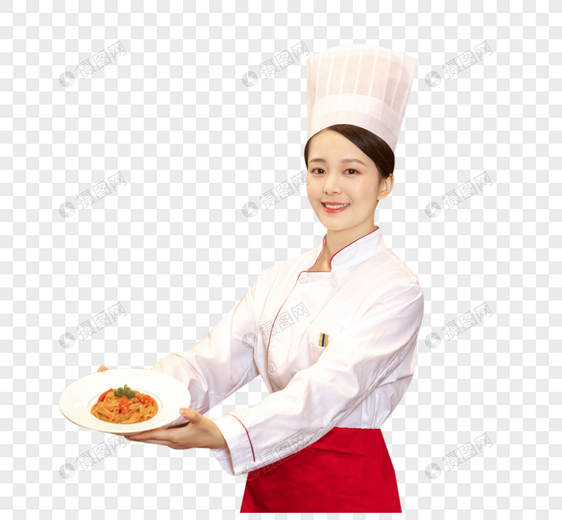 酒店服务餐厅服务员拿着意大利面图片