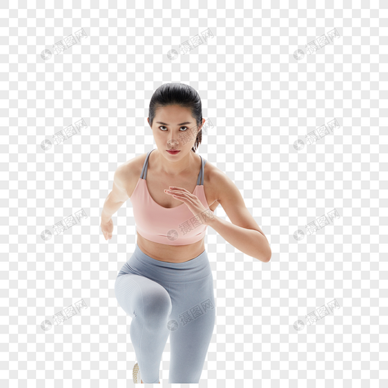 女性跑步图片