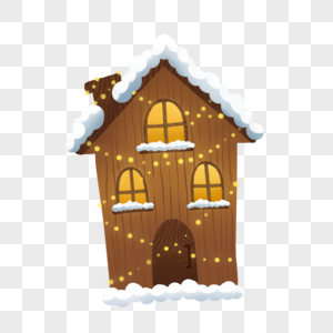 冬天的房屋图片