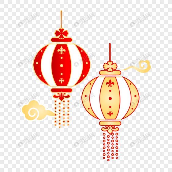 中国风节日灯笼图片