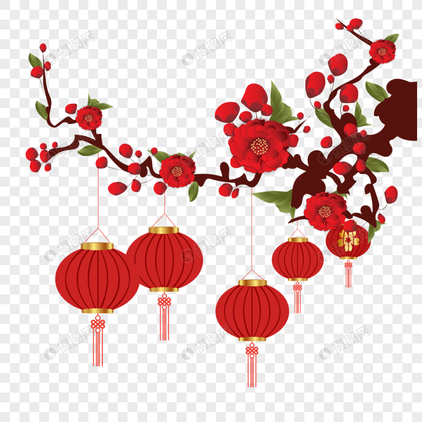 传统春节灯笼元素素材下载 正版素材 摄图网 传统春节灯笼元素素材下载 正版素材 摄图网