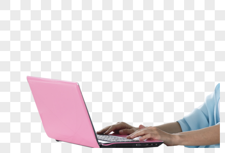 粉色电脑办公桌图片