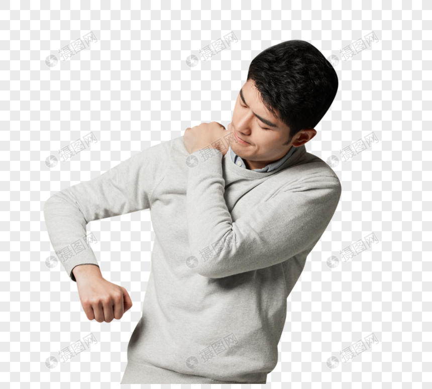 青年男性肩膀疼元素素材下载 正版素材 摄图网 青年男性肩膀疼元素素材下载 正版素材 摄图网