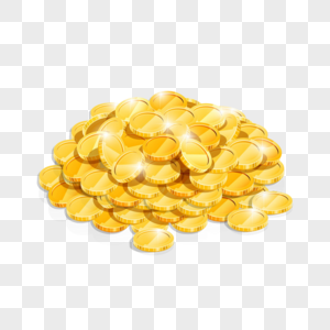 一堆金币金融金币金子高清图片