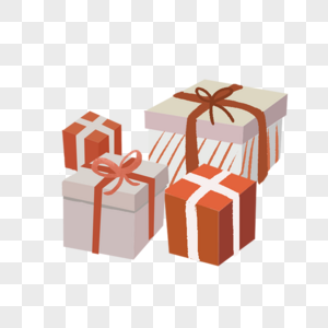 手绘的礼品盒礼盒素材