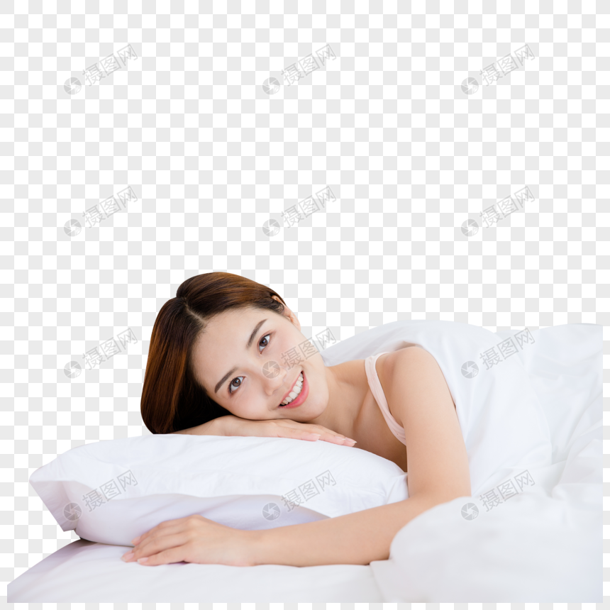 美女居家睡眠图片