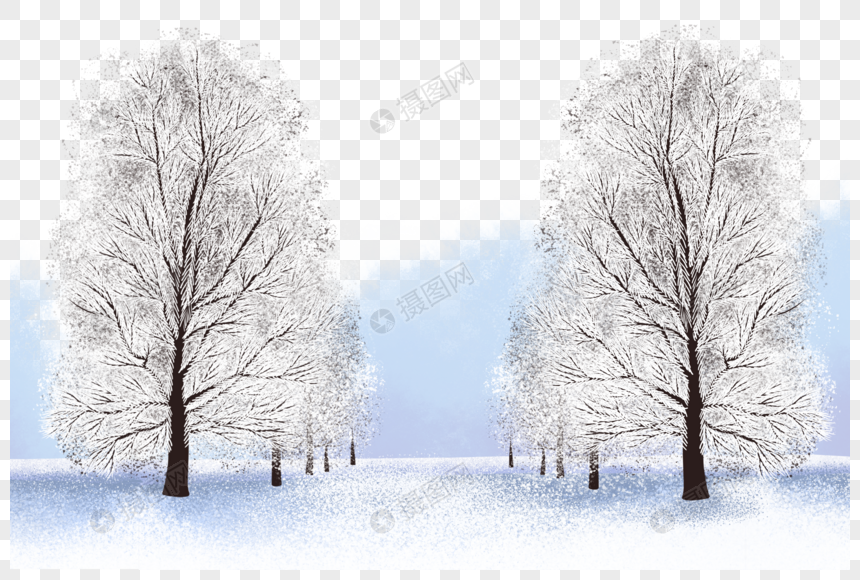 雪地雪景元素素材下载 正版素材 摄图网